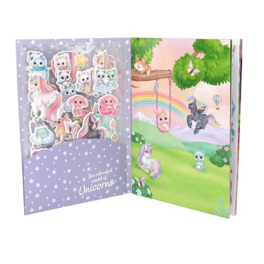 Ylvi Puffy livre d'autocollants Depesche - Maison Continuum