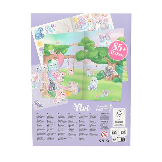 Ylvi Puffy livre d'autocollants Depesche - Maison Continuum