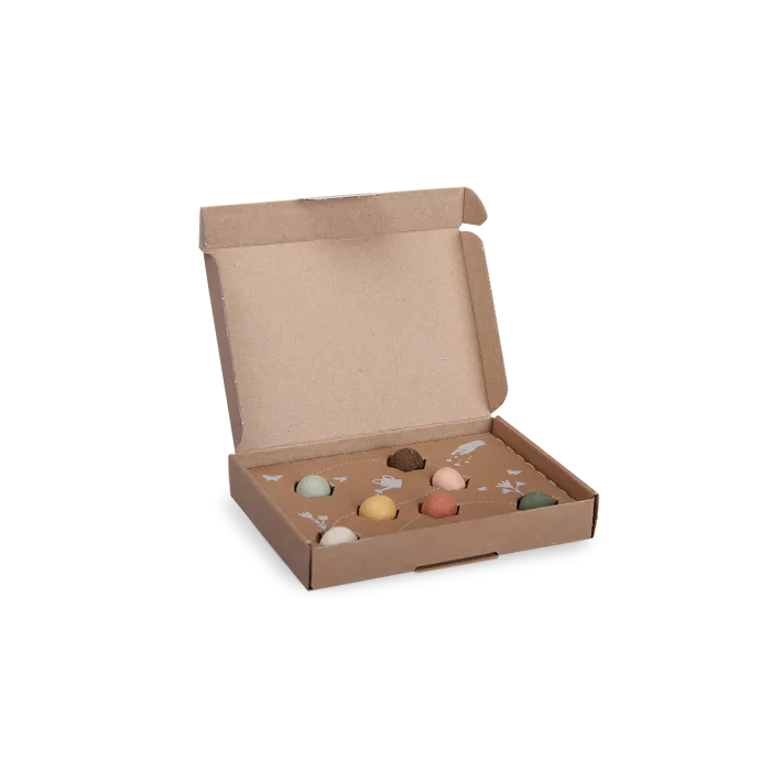 Coffret de 7 bombes à graines Moulin Roty - Maison Continuum