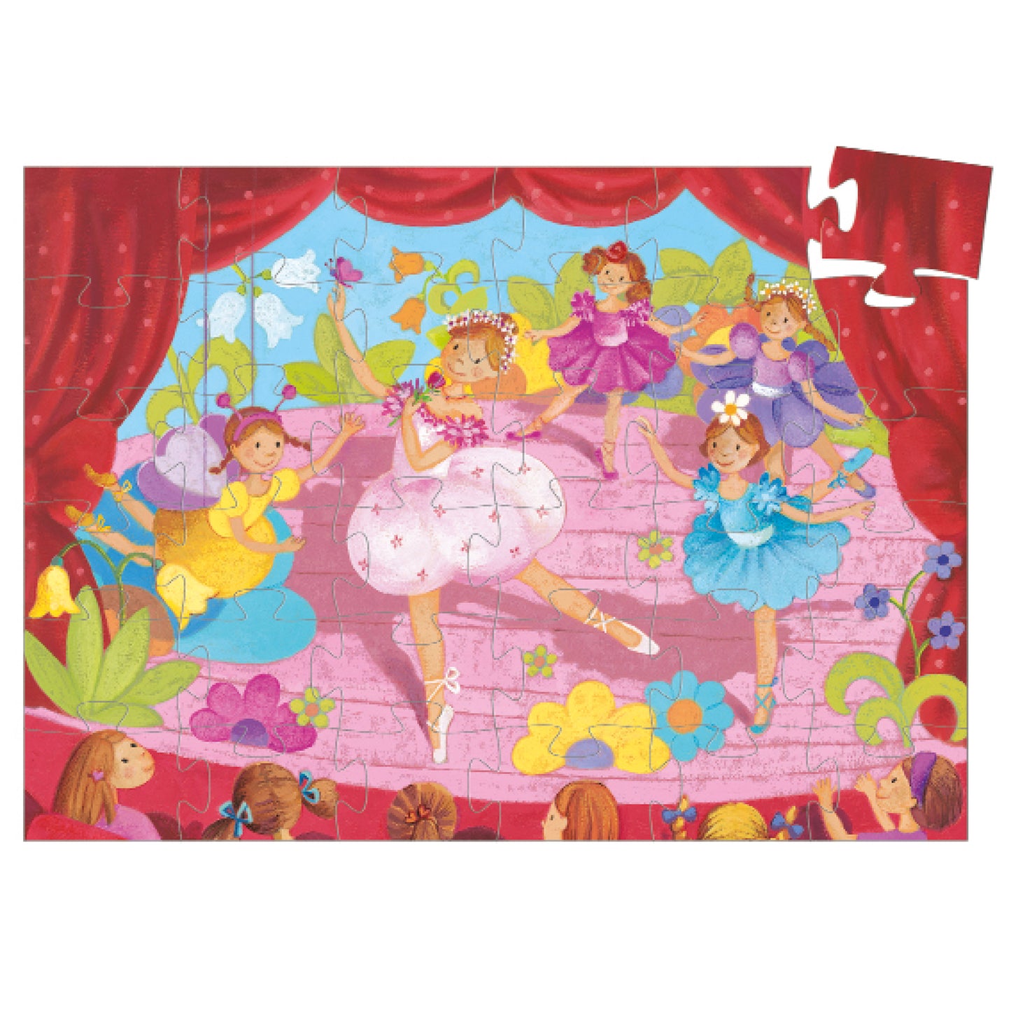 Puzzle la ballerine à la fleur Djeco Djeco - Maison Continuum