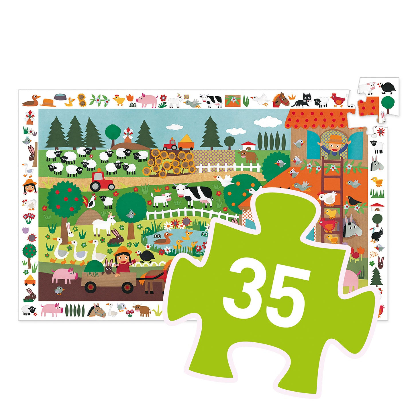 Djeco "The Farm" Observation Puzzle
