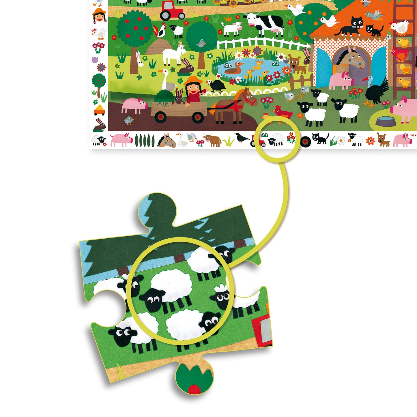 Djeco "The Farm" Observation Puzzle