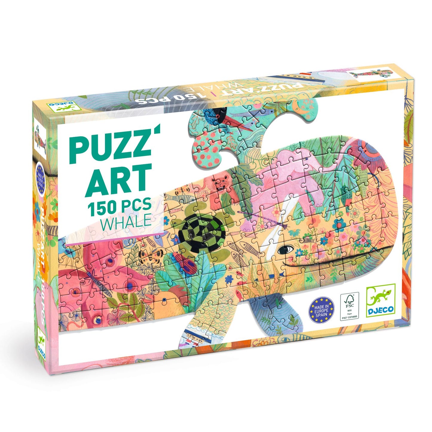 Puzz'art "baleine" 150 pièces Djeco Djeco - Maison Continuum
