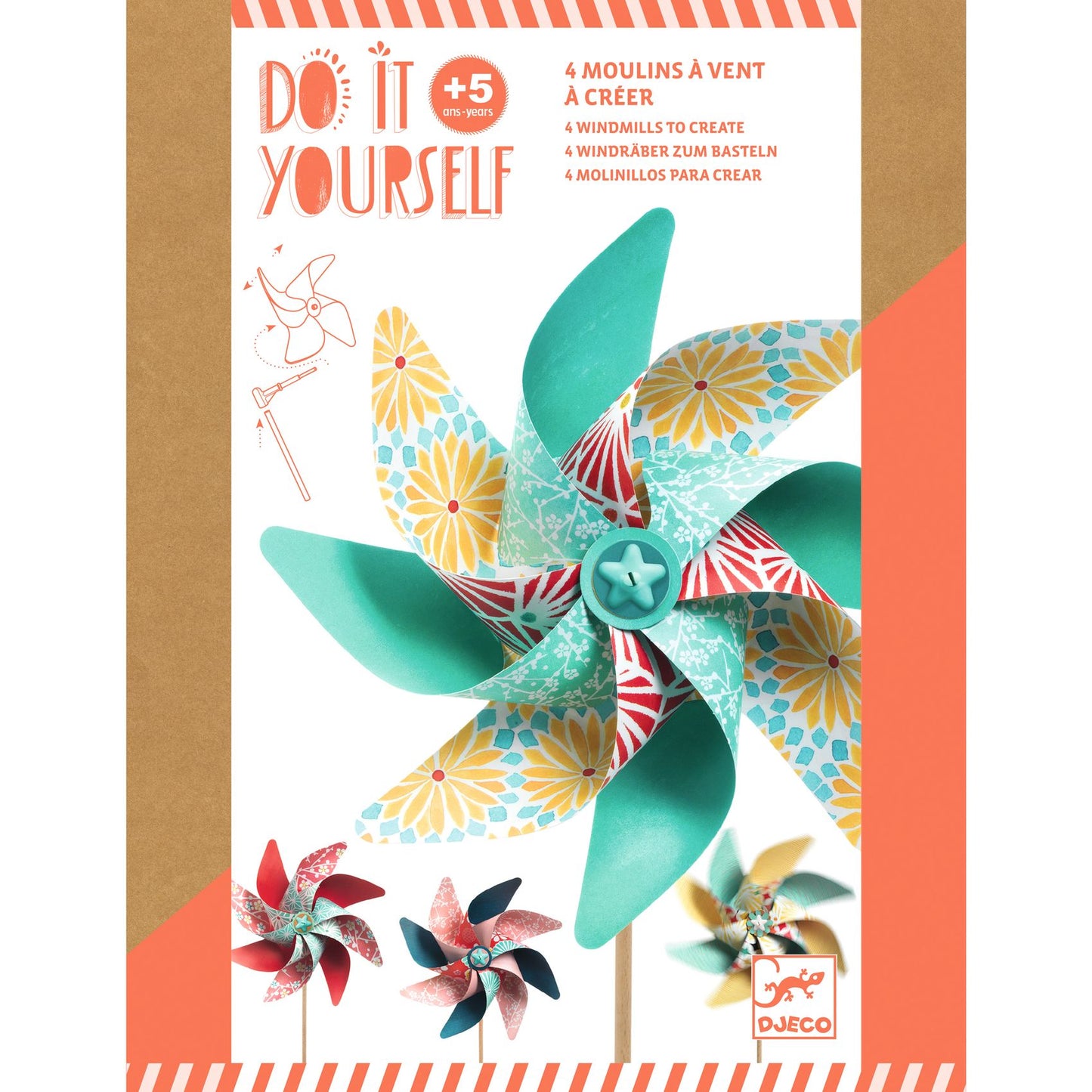 Moulins à vent "Sweet Do it Yourself" Djeco