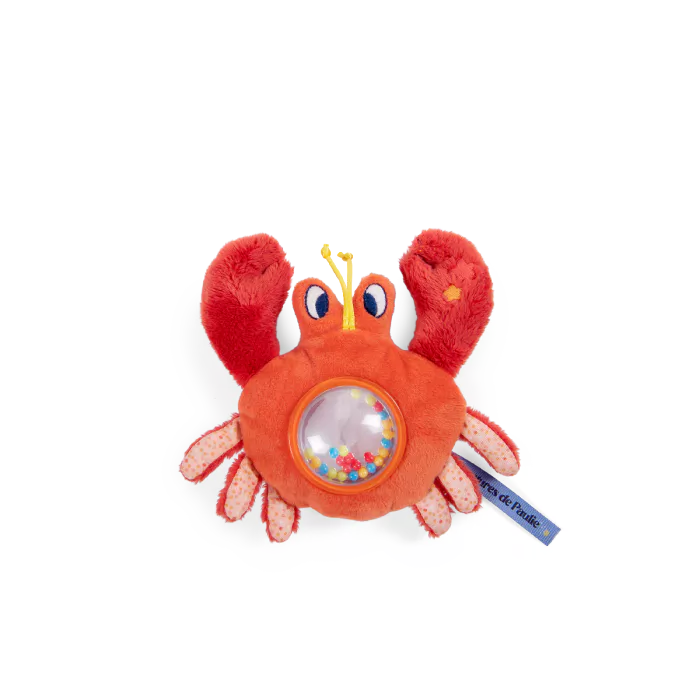 Hochet billes crabe "les aventures de Paulie" Moulin Roty - Maison Continuum