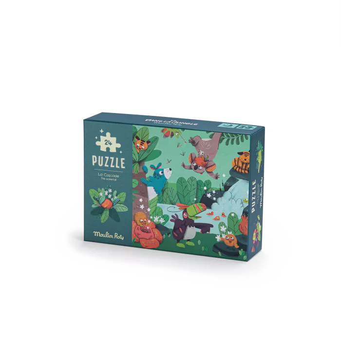 Puzzle phosphorescent "La cascade" (24 pièces) Moulin Roty - Maison Continuum