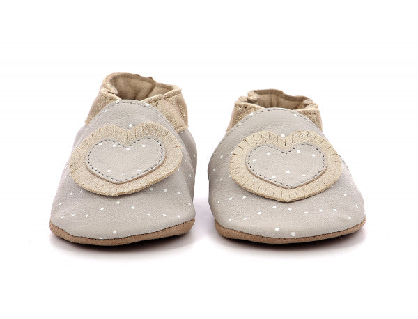 Chaussons Robeez BABY TINY HEART Robeez - Maison Continuum