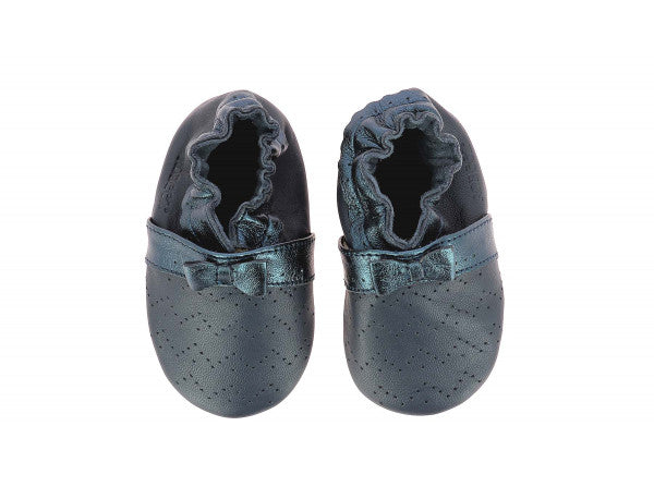 Chaussons Robeez marine noeuds Robeez - Maison Continuum