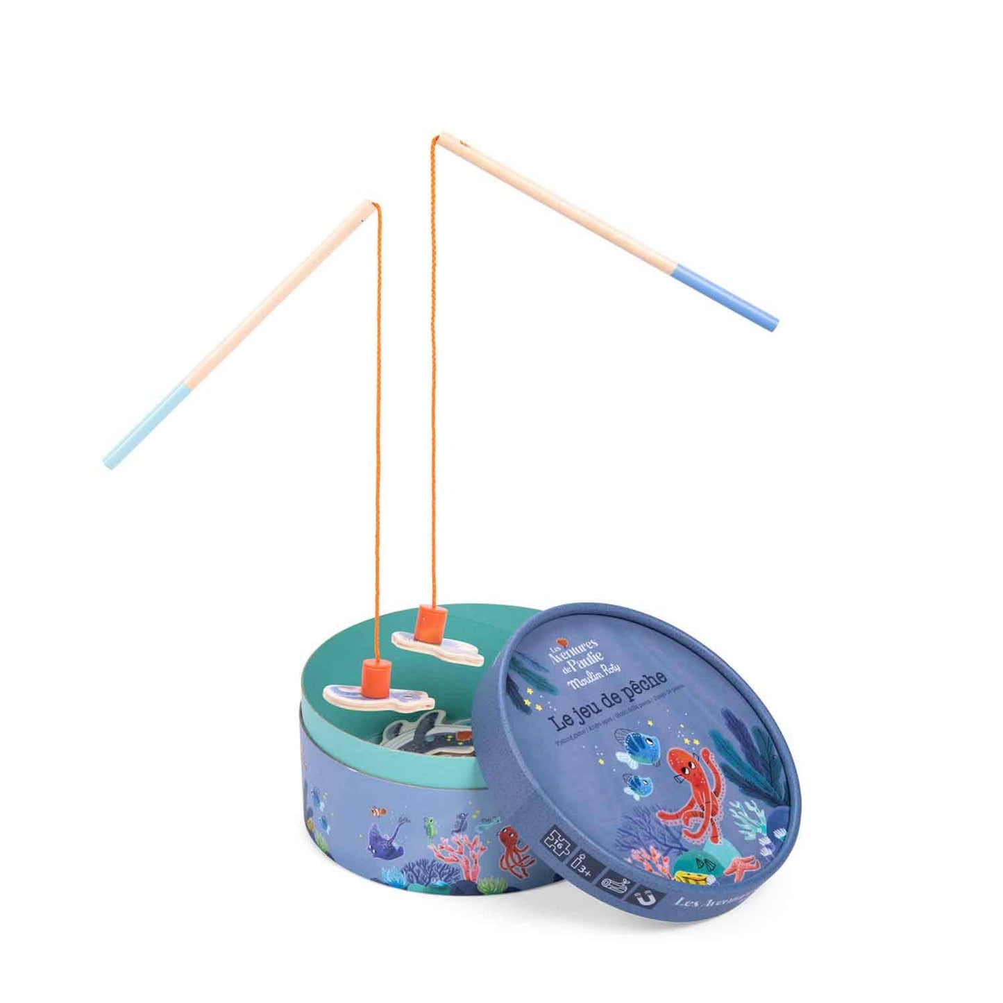 Jeu de pêche "les aventures de Paulie" Moulin Roty - Maison Continuum