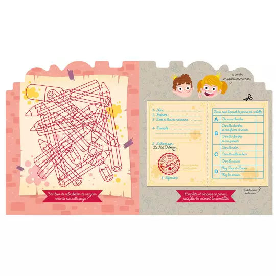 Le carnet gribouillage & dubazar Auzou - Maison Continuum