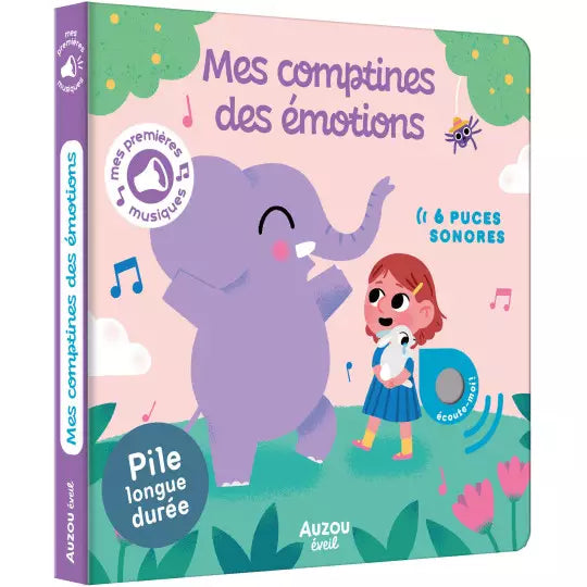 Livre "Mes comptines des émotions" Auzou - Maison Continuum