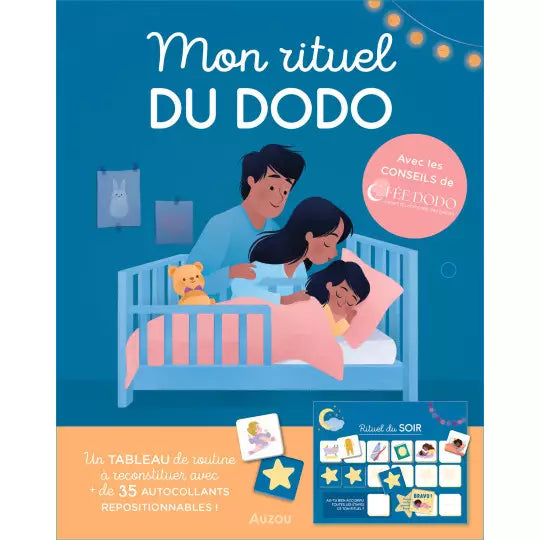 Mon rituel du dodo – Un tableau ludique pour des couchers sereins Auzou - Maison Continuum