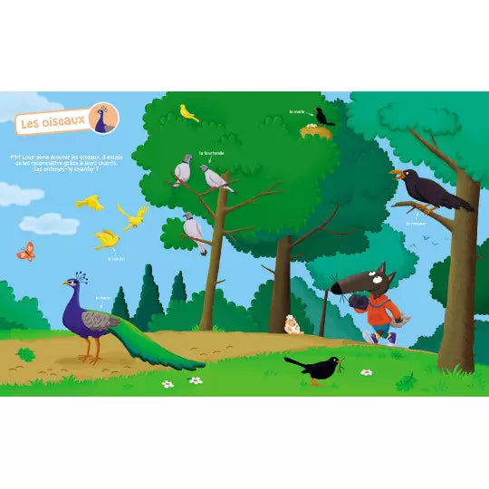 Livre P'tit loup "Mon livre sonore les animaux" Auzou - Maison Continuum