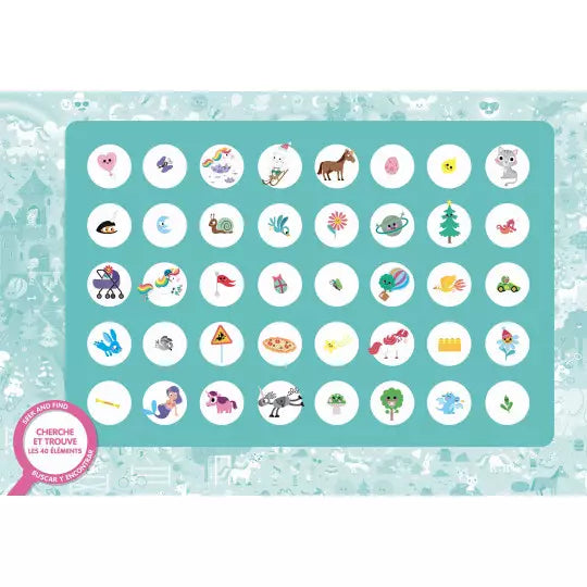 Puzzle Cherche et Trouve – Licornes Auzou - Maison Continuum