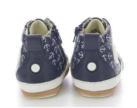 Sneakers Robeez marine motif ancre Robeez - Maison Continuum