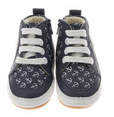Sneakers Robeez marine motif ancre Robeez - Maison Continuum