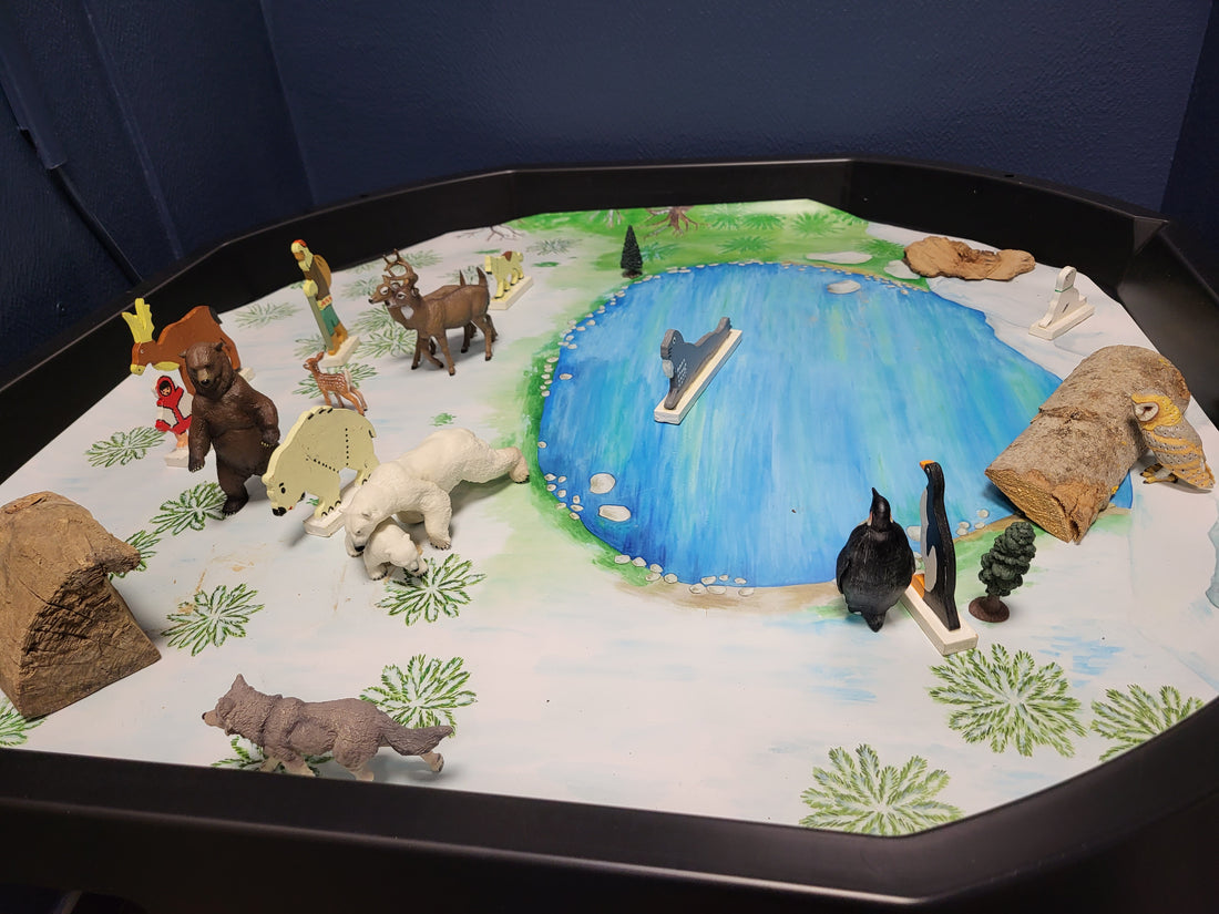 L'étagère thématique Montessori : Lumière d'Hiver