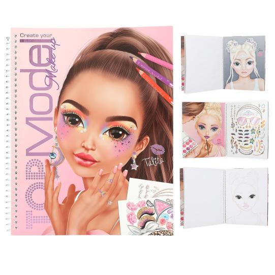 TOPModel Album à colorier Make-up Depesche - Maison Continuum