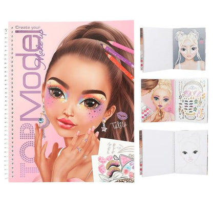 TOPModel Album à colorier Make-up Depesche - Maison Continuum