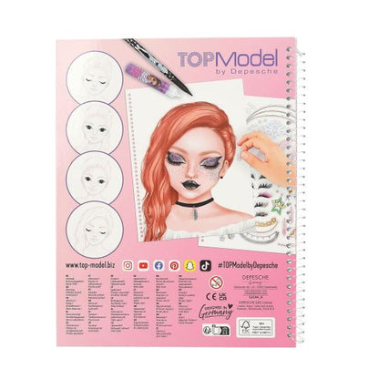 TOPModel Album à colorier Make-up Depesche - Maison Continuum