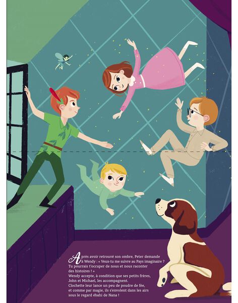 Livre projecteur "La fabuleuse histoire de Peter Pan"