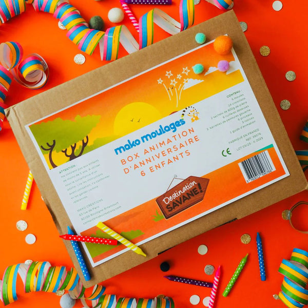 Mako castings Birthday animation box Destination savannah!