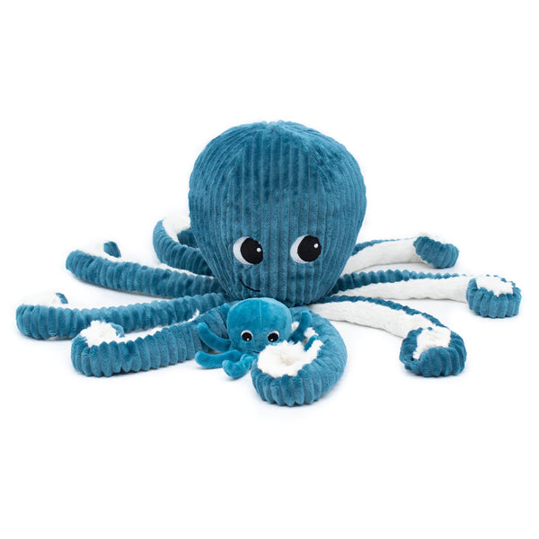Octopus plush toy and its baby