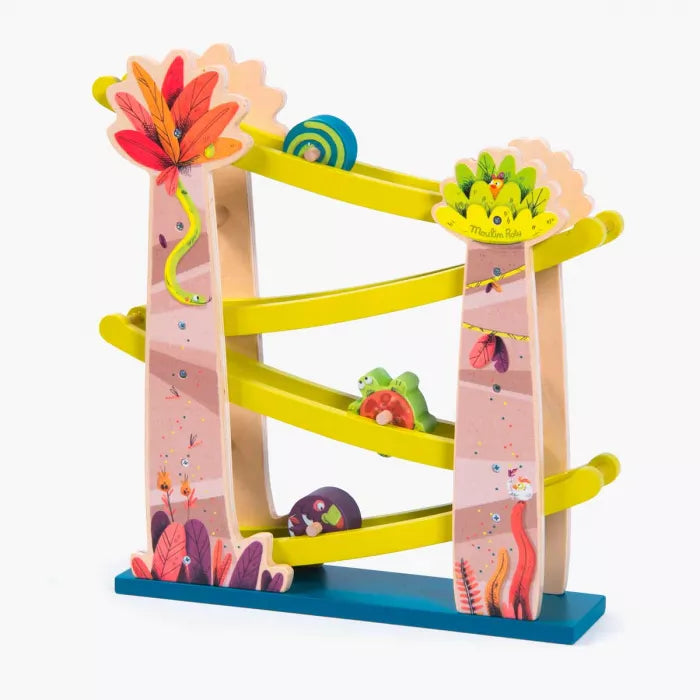 Cascade de toupies "dans la jungle" Moulin Roty - Maison Continuum