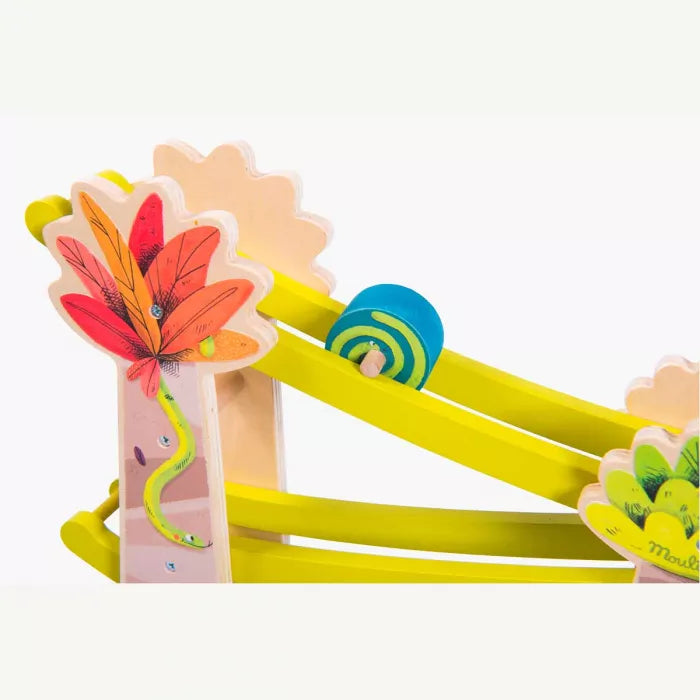 Cascade de toupies "dans la jungle" Moulin Roty - Maison Continuum