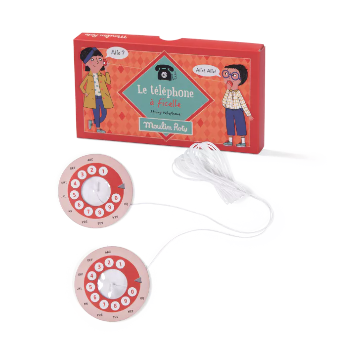 Téléphone à ficelle Moulin Roty - Maison Continuum