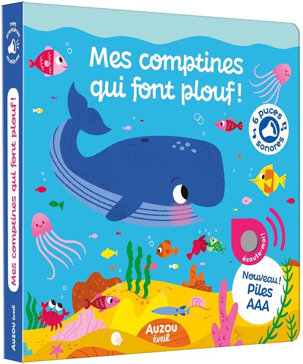Livre "Mes comptines qui font plouf" Auzou - Maison Continuum