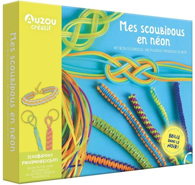 Scoubidous en néon Auzou - Maison Continuum