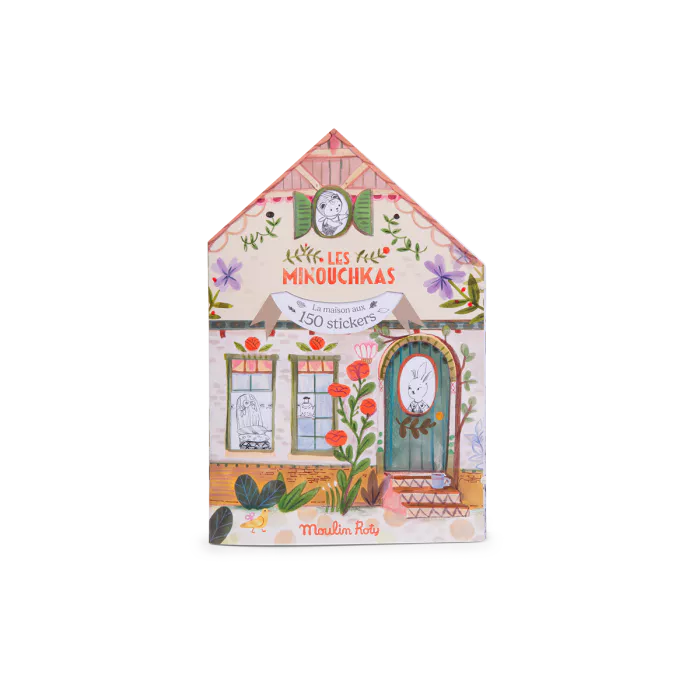 Cahier stickers "Les Minouchkas" Moulin Roty - Maison Continuum