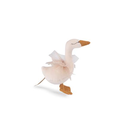 Hochet cygne or et crème Moulin Roty - Maison Continuum