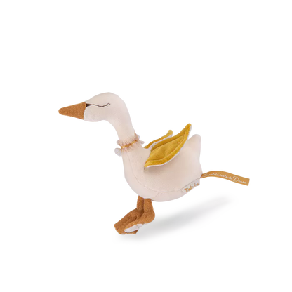 Hochet cygne or et crème Moulin Roty - Maison Continuum