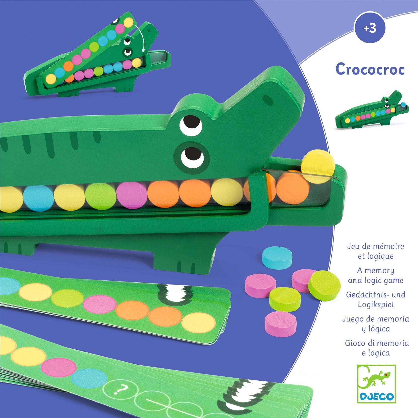 Jeu éducatif "Crococroc" Djeco Djeco - Maison Continuum