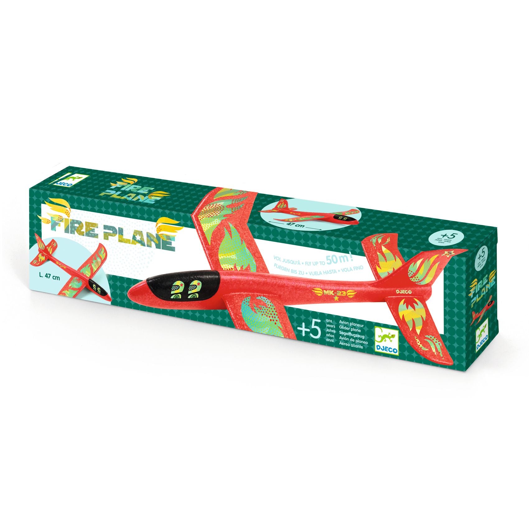 Avion en mousse "Fire Plane" Djeco Djeco - Maison Continuum