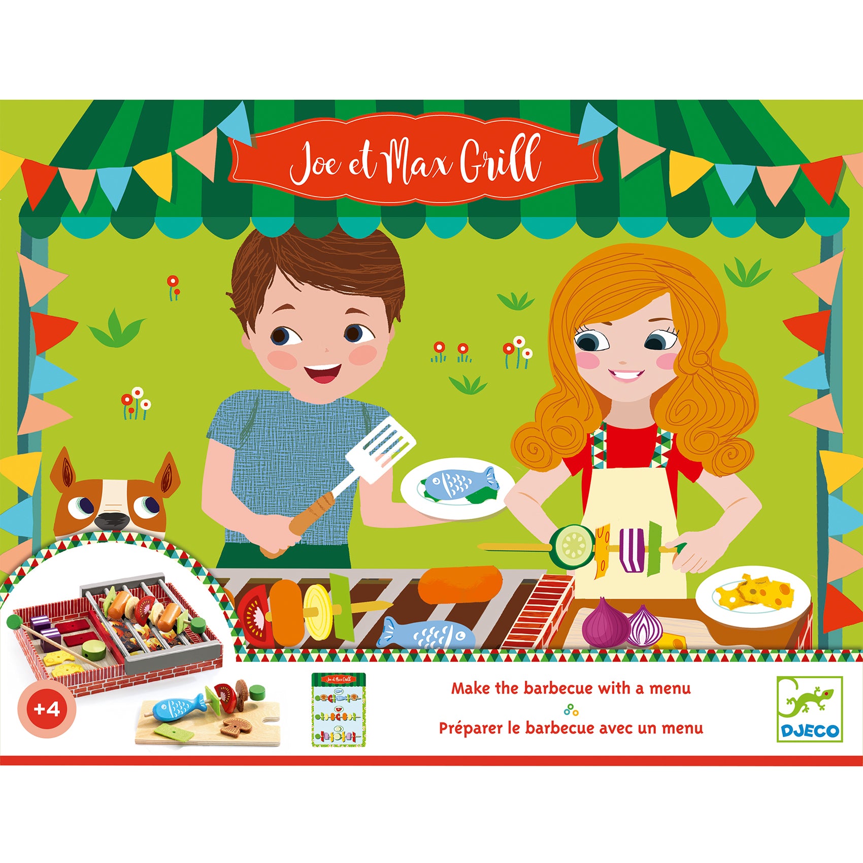 Dinette "Joe et Max grill" Djeco Djeco - Maison Continuum