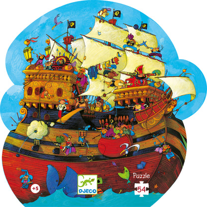 Puzzle "bateau de Barberousse" Djeco (54 pièces) Djeco - Maison Continuum