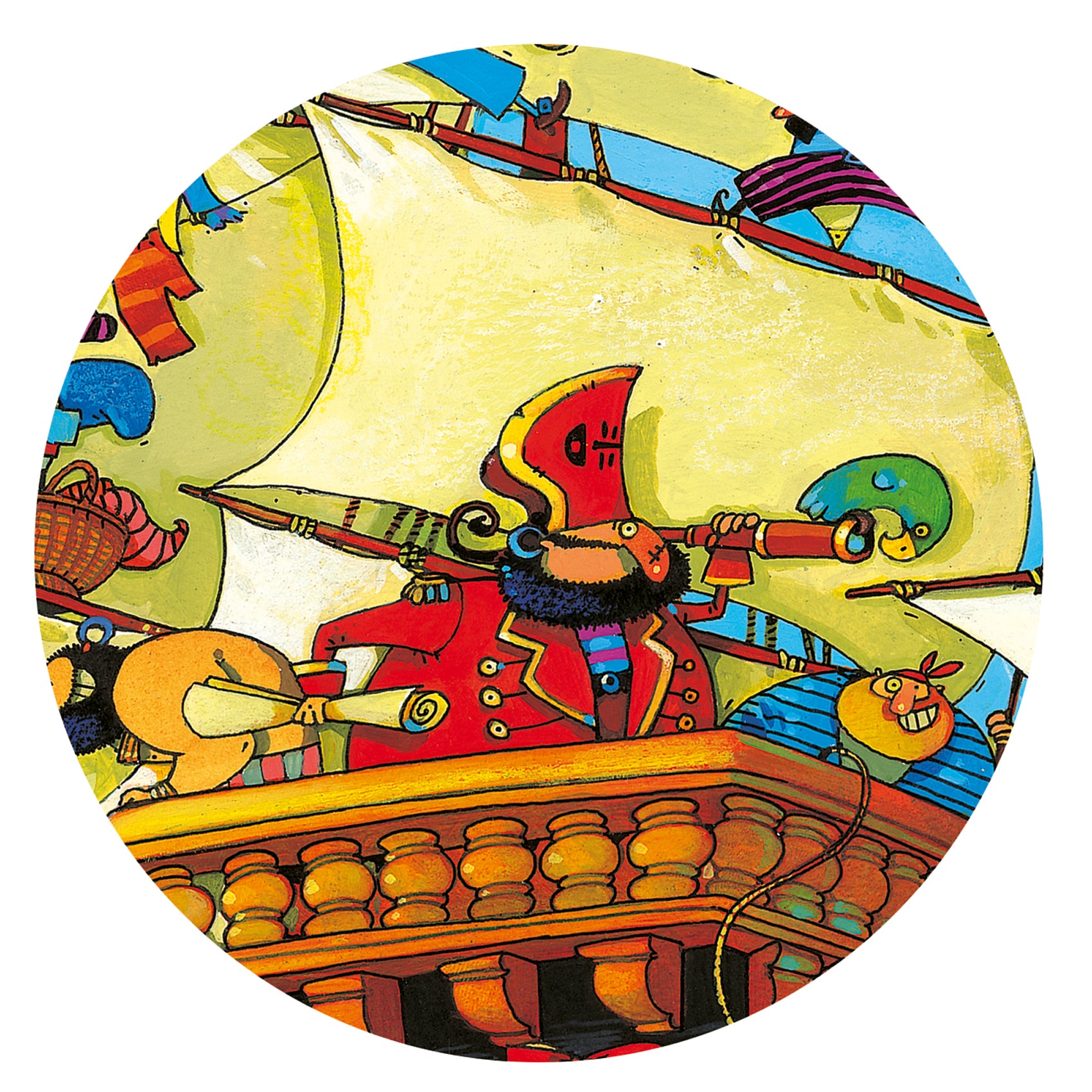 Puzzle "bateau de Barberousse" Djeco (54 pièces) Djeco - Maison Continuum