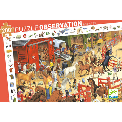 Puzzle d'observation "équitation"  Djeco Djeco - Maison Continuum