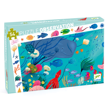 Puzzle d'observation "aquatique"  Djeco