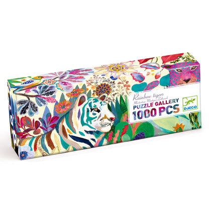 Puzzle gallery "rainbow tigers" 1000 pièces  Djeco Djeco - Maison Continuum