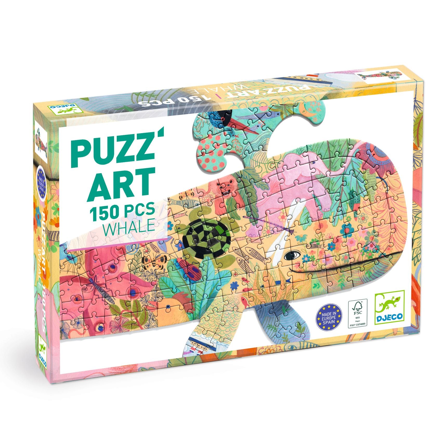 Puzz'art "baleine" 150 pièces Djeco Djeco - Maison Continuum