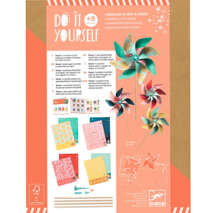 Moulins à vent "Sweet Do it Yourself" Djeco