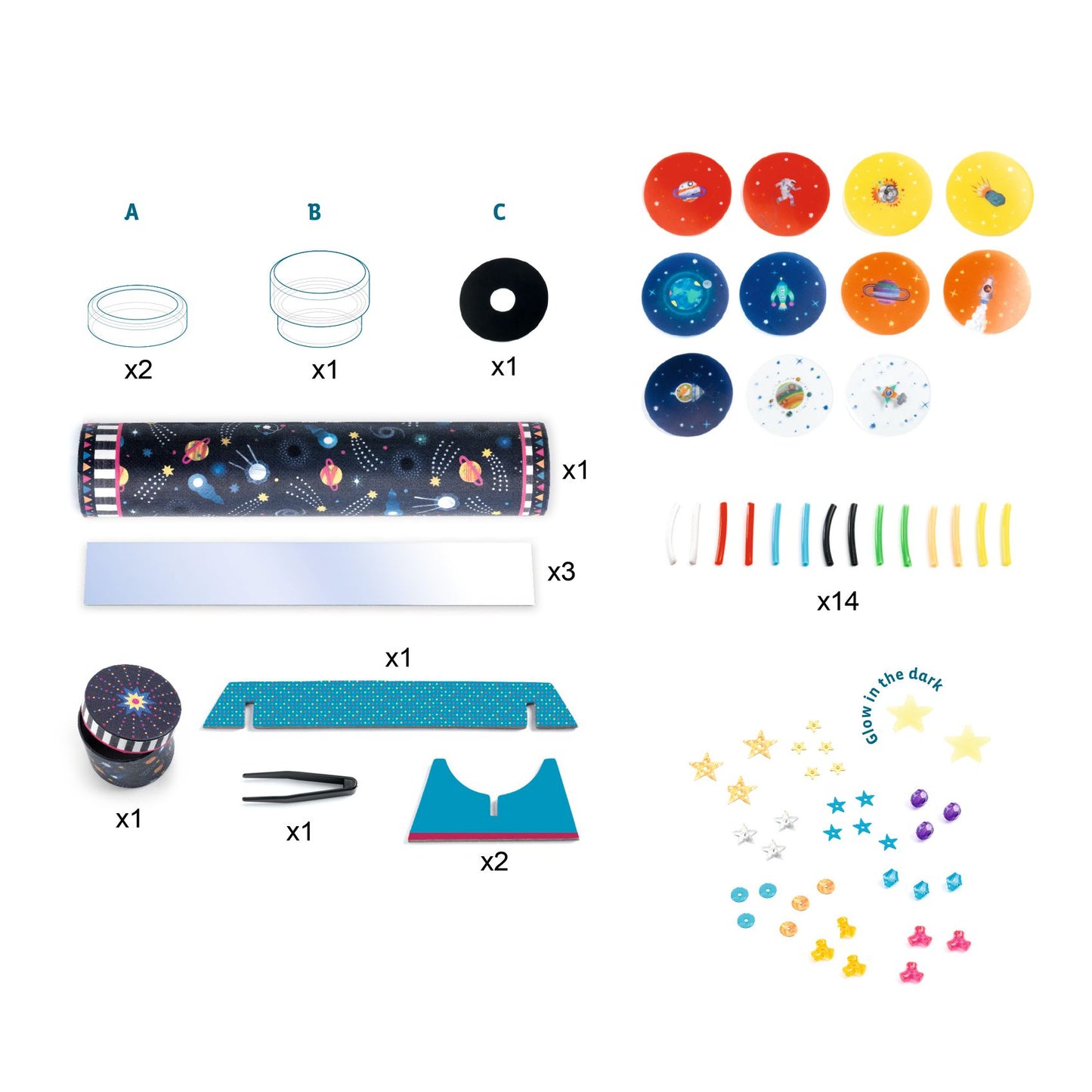 Kaleidoscope to assemble "space immersion" Do it Yourself Djeco
