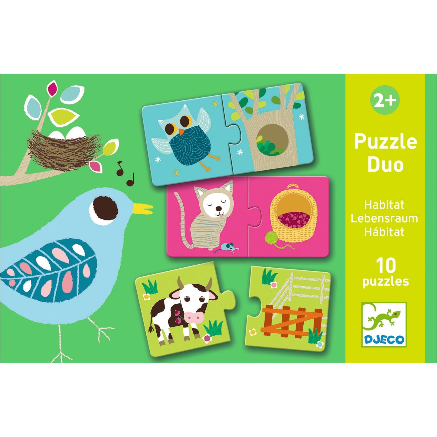 Djeco "Habitat" duo puzzle