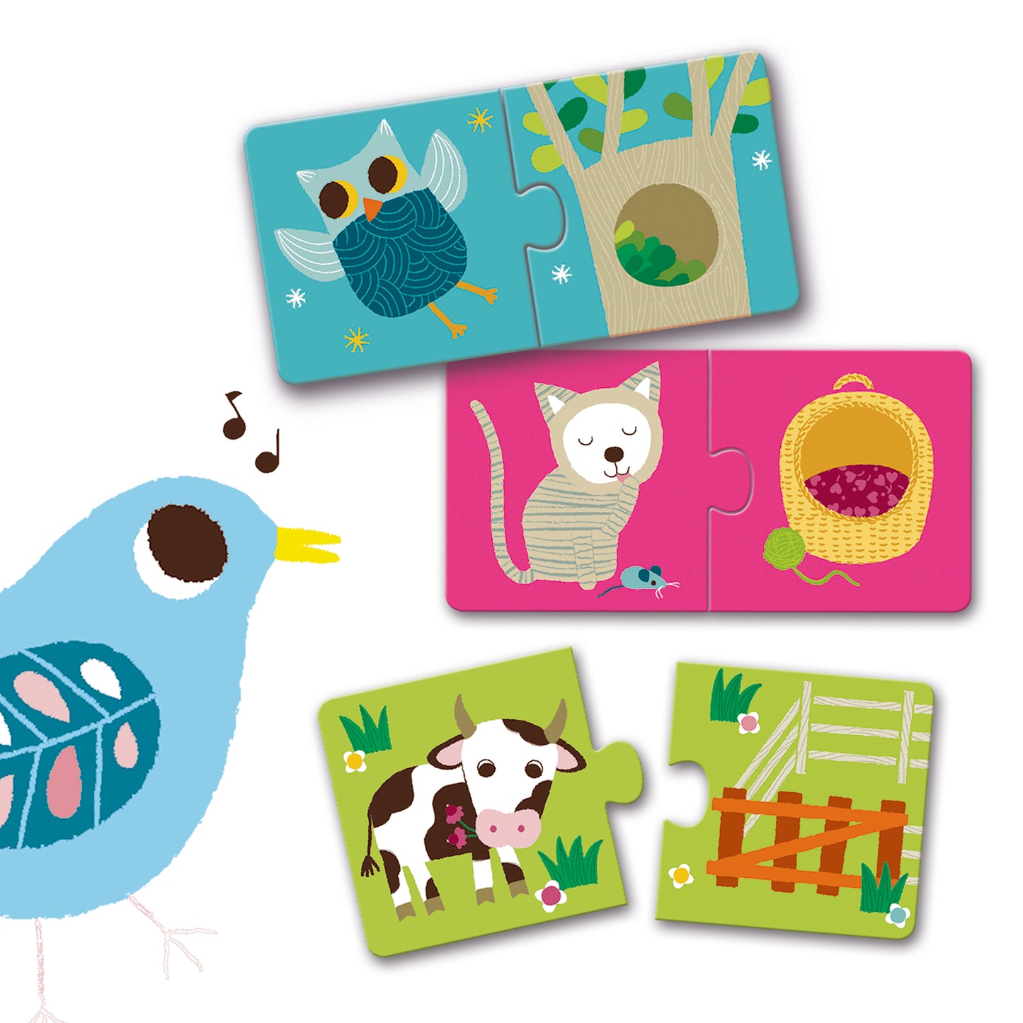 Djeco "Habitat" duo puzzle
