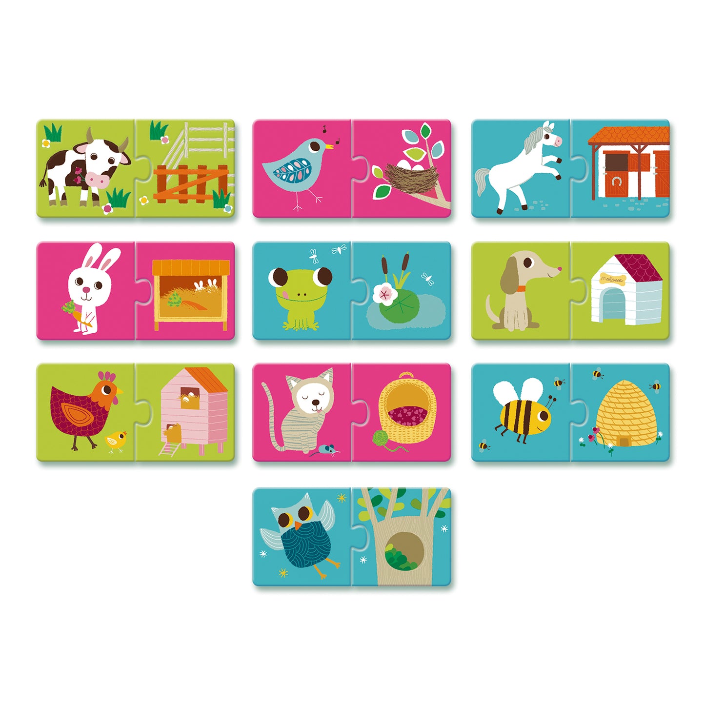 Djeco "Habitat" duo puzzle