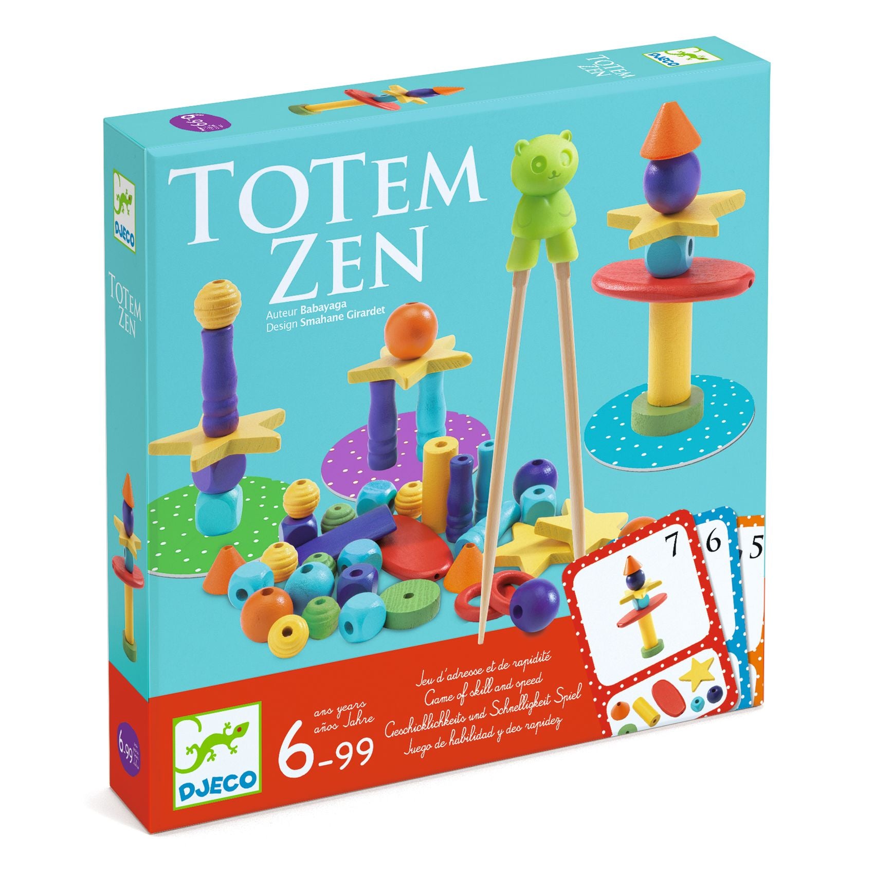 Jeu d'adresse "Totem zen" Djeco Djeco - Maison Continuum